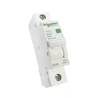   Schneider Electric 1 pólusú 40A B Resi9 4,5 kA kismegszakító R9F04140