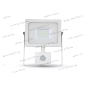   V-TAC SKU-5841 mozgásérzékelős SMD SLIM LED reflektor 50W 4000K semleges fehér 4250lm V-TAC
