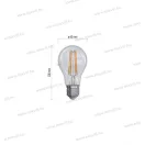 EMOS LED Filament izzó A60 E27 8,5W 1055lm szabályozható meleg fehér Z74270D