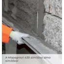 MAPEI Mapegrout 430 Zero 25kg finomszemcsés habarcs betonszerkezetek javítására 1344425
