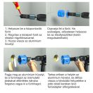 OP779-03 74mm átmérőjű süllyesztő 74mm-es lyukfűrészhez alkalmas