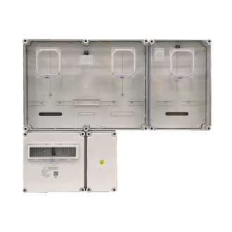   Csatári Plast PVT 7590 Á-V-H Fm-SZ-U 1/3 fázisú kombinált villanyóra szekrény szabadvezetékes CSP24.E127