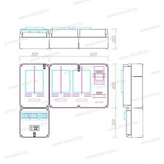   PVT 7590 Á-V-Hv Fm-SZ Egy felhasználási helyes M63.80A, V32A és Hv32A mérés, CSP21.E032