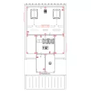 Csatári Plast CSP24.ES146 PVT-K-L Á-V Fm-U 1/3 fázisú kombinált villanyóra szekrény lábazattal (n+é) földkábeles