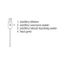 EL-LED-211/8-M-L LED 3h vészvilágító állandó üzemű vészkijárat jelző lámpa LifePO4 IP20 