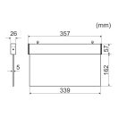 EL-LED-211/8-M-L LED 3h vészvilágító állandó üzemű vészkijárat jelző lámpa LifePO4 IP20 