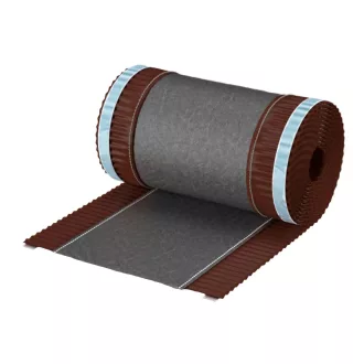 Barna standard szövetes taréjelem 300 mm szélességben