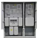 Csatári Plast PVT-K-L Á-V-H Fm-U 1/3 fázisú kombinált villanyóra szekrény lábazattal földkábeles CSP24.ES149