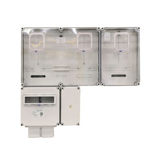   Csatári Plast PVT 7590 Á-V-H Fm-K-U 1/3 fázisú kombinált villanyóra szekrény földkábeles CSP24.E128