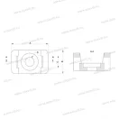 COBRA 9700 natúr kötegelő talp 15x9,5 csavarozható 100db/csomag