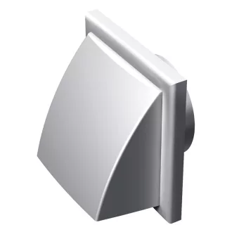   Vents MV 122 VK Műanyag ereszelem, 125mm csőcsatlakozás, 187x187 mm