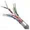 FTP kábel CAT.6 4x2xAWG23 PVC 650Mhz vörösréz, beltéri 305m S9231 