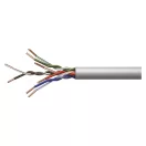 FTP kábel CAT.6 4x2xAWG23 PVC 650Mhz vörösréz, beltéri 305m S9231 