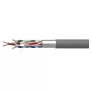 FTP kábel CAT.6 4x2xAWG23 PVC 650Mhz vörösréz, beltéri 305m S9231 