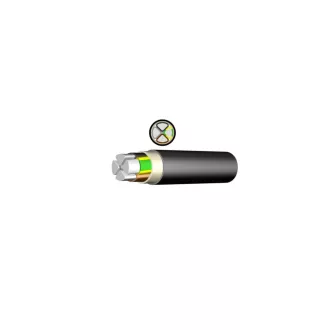 E-AYY-J 4x120 alumínium földkábel 0,6/1kV fekete
