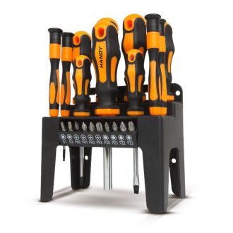 Handy 10700 csavarhúzó készlet tárolóval - 22 részes