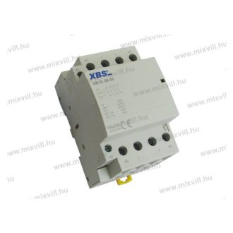 XBS NM-IS 40-40 Kontaktor 4záró 40A 3 modul 230V AC