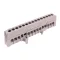 Kalapsínre rögzíthető sorkapocs csatlakozó kapocs 15x16mm2 szürke A15-F2 2020274 Pollmann