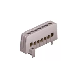   Kalapsínre rögzíthető sorkapocs csatlakozó kapocs 7x16mm2 szürke A7-F2 2020268 Pollmann