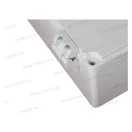 XBS ALUBOX-522H Alumínium doboz zsanéros fedéllel IP67 350x190x90mm