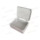 XBS ALUBOX-522H Alumínium doboz zsanéros fedéllel IP67 350x190x90mm