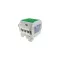 Omu system TB83525PE 35/25mm2 1 pólus ónozott fővezetéki leágazókapocs zöld fő:2x4-35mm2 leág:6x2.5-25mm2