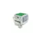 Omu system TB82516PE 25/16mm2 1 pólus zöld ónozott fővezetéki leágazókapocs főv:2x2.5-25mm2 leág:6x2.5-16mm2