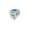 Omu system TB82516N 25/16mm2 1 pólus kék ónozott fővezetéki leágazókapocs főv:2x2.5-25mm2 leág:6x2.5-16mm2 