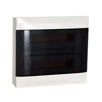   Legrand 137217 PractiboxS 2x18 modul süllyeszthető kiselosztó átlátszó füstszínű IP40