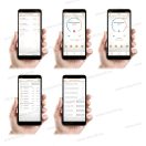 Computherm E800RF multizónás Wi-Fi termosztát vezeték nélküli érintőgombos vezérlőkkel