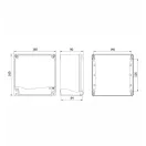 Robbanásbiztos vízálló alumínium doboz 160x160x90mm IP67 falon kívüli AExe402516 OMU system