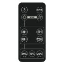 OMU Lighting SOL-NRE-10W szolar LED reflektor 10W 1500lm 2CCT mozgaserzekelő távirányítóval fekete