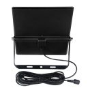 OMU Lighting SOL-NRE-10W szolar LED reflektor 10W 1500lm 2CCT mozgaserzekelő távirányítóval fekete