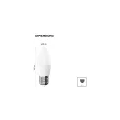 Emos ZQ3111 LED izzó gyertya E27 4,1W 350lm 4000K 210° vil.szög. semleges feh. 3év garancia