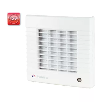   VENTS 100MA 12V Ventilátor + automata zsaluval 18W 86 m3/óra
