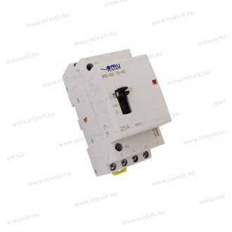   OMU system NM-MS 25-40 Kontaktor manuális 4záró 25A 2 modul 230V AC