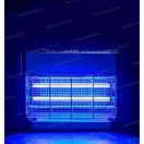 V-TAC SKU-11179 Elektromos rovarcsapda, UV fénycsővel (2x8W) slim, fekete-ezüst, IP20
