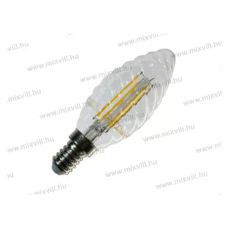   V-TAC SKU-7115 COG LED lámpa E14 csavart gyertya 4W 2200K 350lm IP20 V-TAC