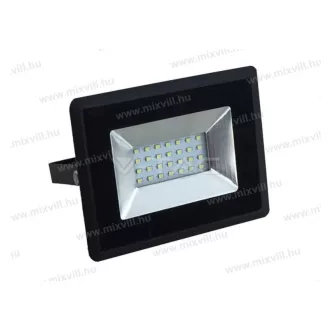   V-TAC SKU-5946 LED reflektor 20W 3000K 110° vil.szög 1700lm fekete IP65 E Series