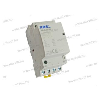 XBS NM-IS 25-30 Kontaktor 3záró 25A 2 modul 230V AC