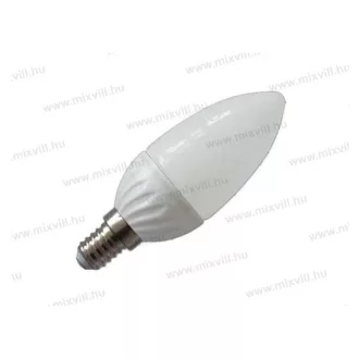  V-TAC SKU-4122 Led izzó E14 gyertya 4W 350lm 6000K hideg fehér V-TAC