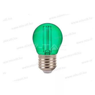   V-TAC SKU-7411 Led lámpa E27 G45 4W kisgömb 60lm Zöld 300° sugárzási szög 240V