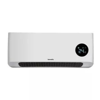 BEWELLO BW2100 fehér fali hősugárzó LED-kijelzővel