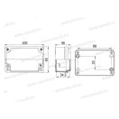 XBS ALUBOX-503 Alumínium doboz IP67 100x65x40mm