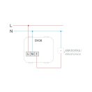 MODUL termosztát hőmérséklet szabályozó fehér 2M EM38PW 38173 2 modul