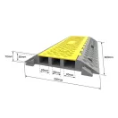 C-900-3PR csatornás kábeltaposó, lefúrólyukakkal, zsanéros tetővel kábelhíd 25t 900x500x70mm 0548