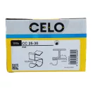 Celo 91214CC "CC" CSŐRÖGZÍTŐ GERENDAKAPOCS átmérő: 12-14 MM, 7,2-12 MM GERENDAVASTAGSÁGHOZ 100db/cs