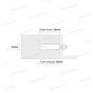 CELO 98SAP beütős acél dűbel gallér nélkül belső M8 menettel