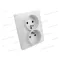 NeoCross fehér 2x2+F francia dupla dugalj