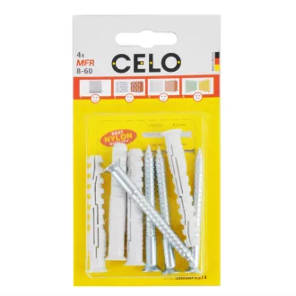   Celo 5860MFRST4 BLISZTER - MÜANYAG DÜBEL MFR 8-60 SB TX 4db/cs